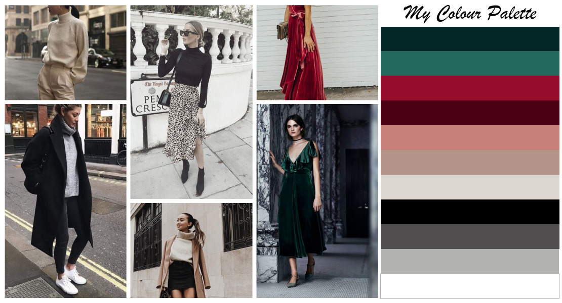 Paula's Design Your Wardrobe Week 2 Colour Palette