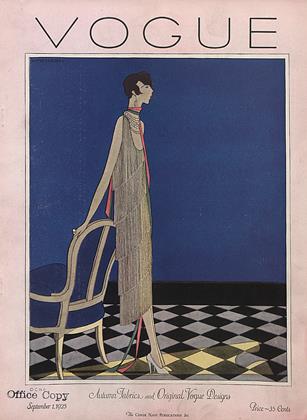 Sept 1925. Vogue Cover